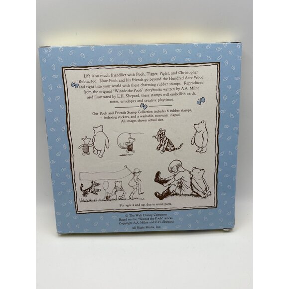Classic Pooh & Friends Rubber Stamp Set With Washable Inkpad - Picture 3 of 5